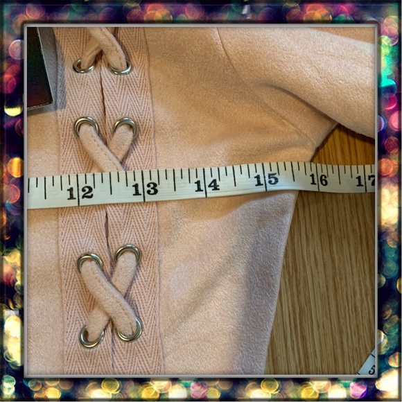 {Missguided}Carli Bibel Suede Eyelet Bodycon dress - Picture 14 of 15